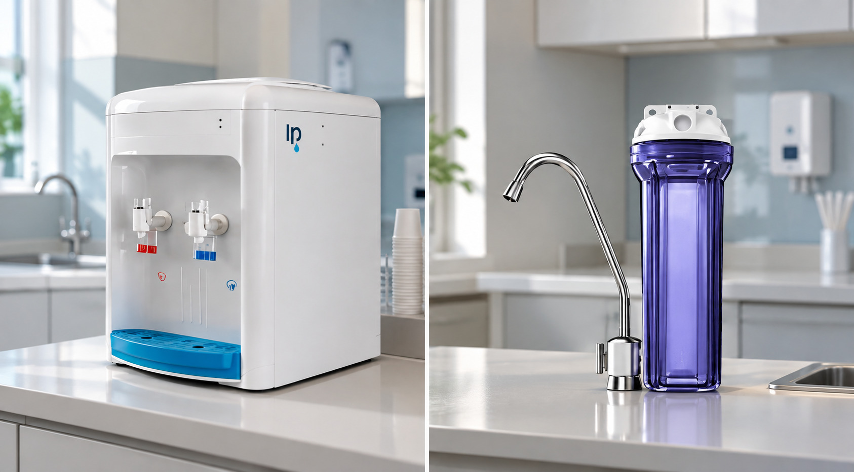 ¿Qué diferencia hay entre un dispenser de agua y un purificador?