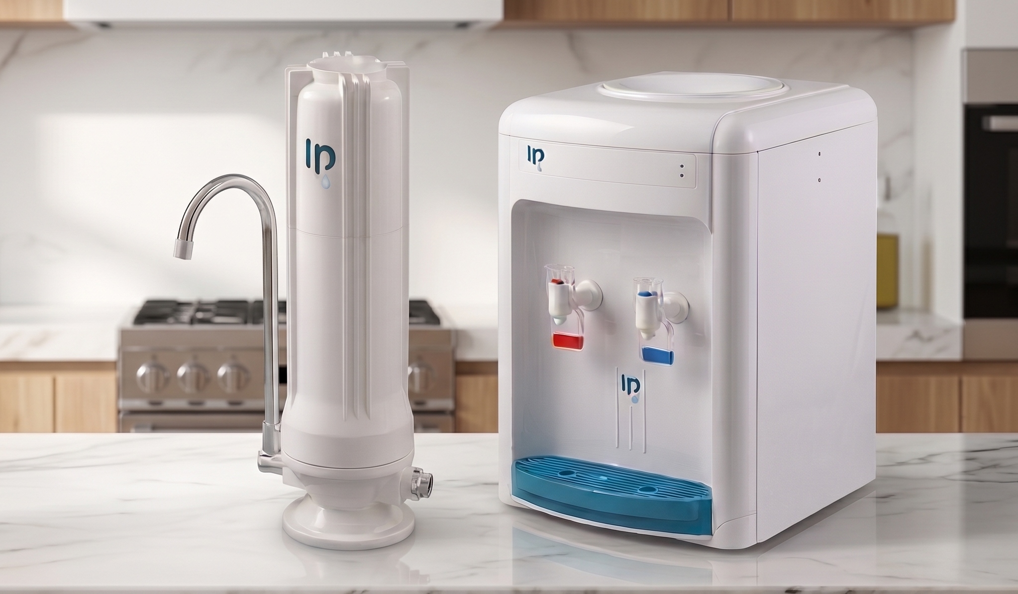Diferencias de purificador de mesada y dispenser de mesada